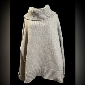 Banana Republic Light Tan Cowl Neck Sweater